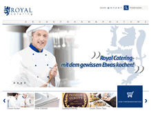 Tablet Screenshot of cateringroyal.de